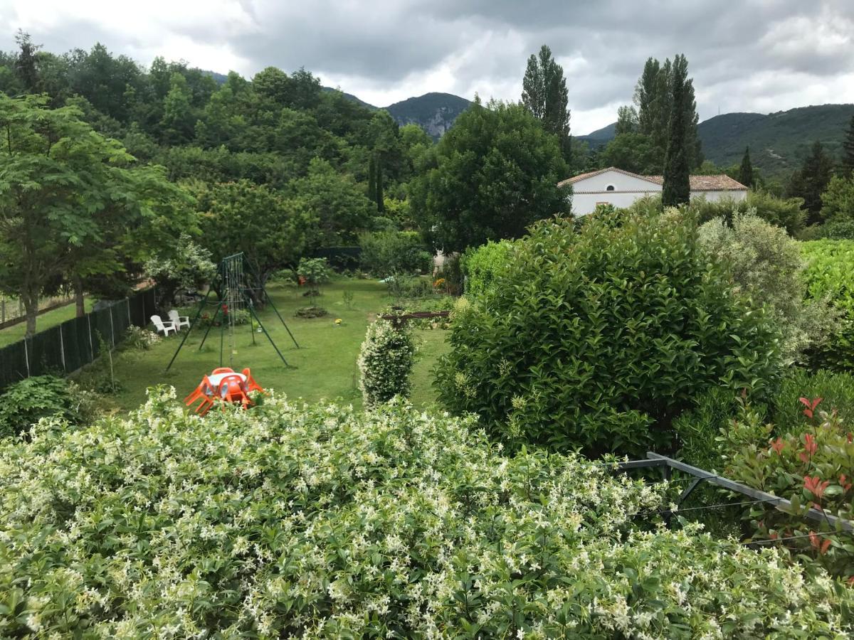 Chambre Et Salle De Bain Prive S'Ouvrant Sur Terrasse, Jardin Et Cuisine D'Ete Quillan Exteriör bild